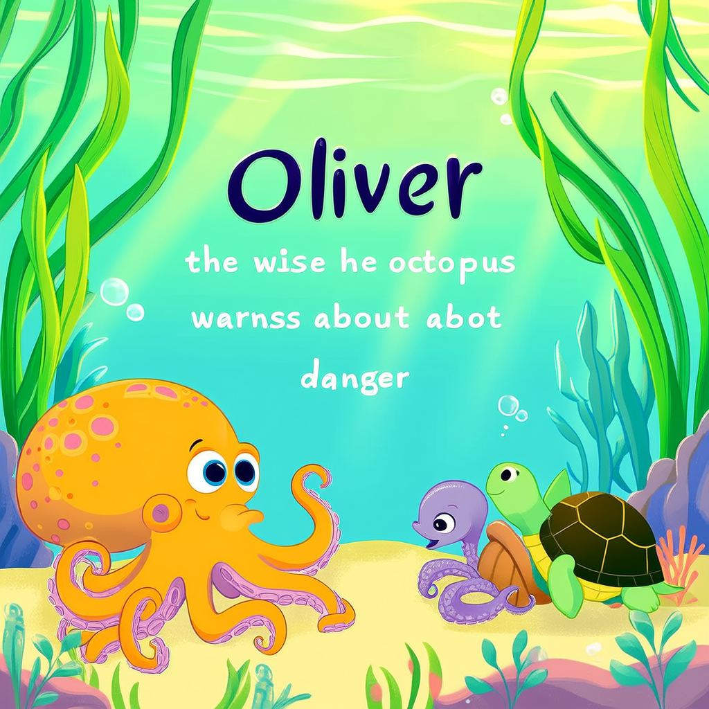Oliver the wise octopus warns about danger