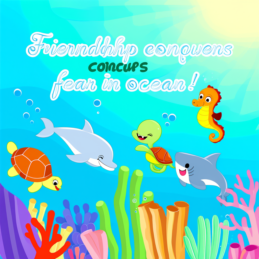 Friendship conquers fear in the ocean!